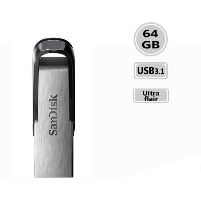 فلش سن دیسک (SanDisk) مدل 64GB Ultra Flair CZ73 USB3.0