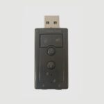 کارت صدا اکسترنال USB 7.1 با کنترل‌ولوم و LED – Plug & Play
