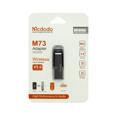 بلوتوث ماشین Mcdodo M73 با طراحی ساده و مقاوم