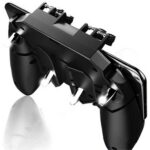 دسته بازی ممو PubG مدل AK-66 مشکی – مناسب برای گوشی‌های 4.7 تا 5.5 اینچ