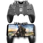 دسته بازی ممو PubG مدل AK-66 مشکی – مناسب برای گوشی‌های 4.7 تا 5.5 اینچ