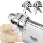 دسته بازی موبایل W6 شبیه‌ساز اسلحه مناسب PUBG برای اندروید و آیفون