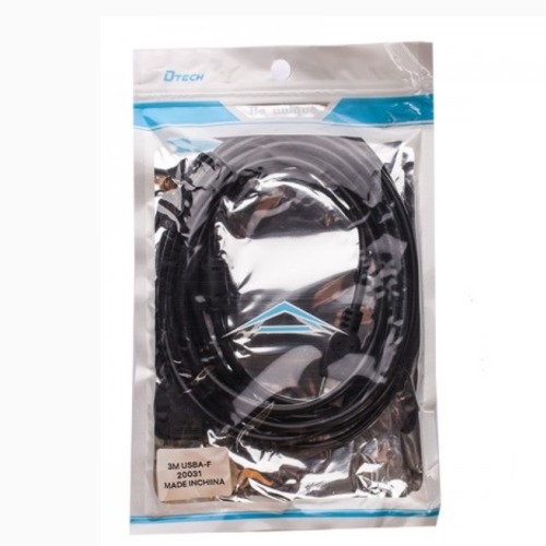 کابل افزایش طول USB دی تک مدل 20031 طول ۳ متر برد دار