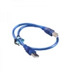 کابل پرینتر USB پی نت P-net طول 30 سانتی متر اتصال USB-A به USB-B