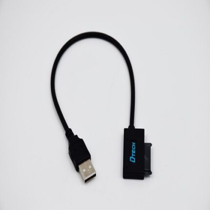 کابل SATA TO DVD دی تک DTECH – مبدل SATA به USB 2.0 برای تبدیل DVD رایتر لپ‌تاپ به درایو اکسترنال با نصب آسان و کیفیت بالا