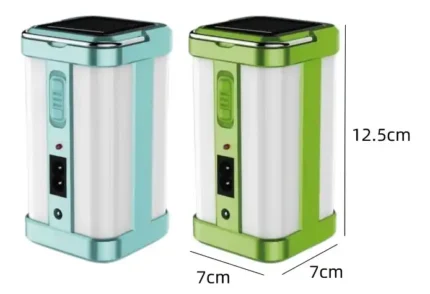 چراغ اضطراری سولار مدل WD-7977S با باتری داخلی و LED پرنور