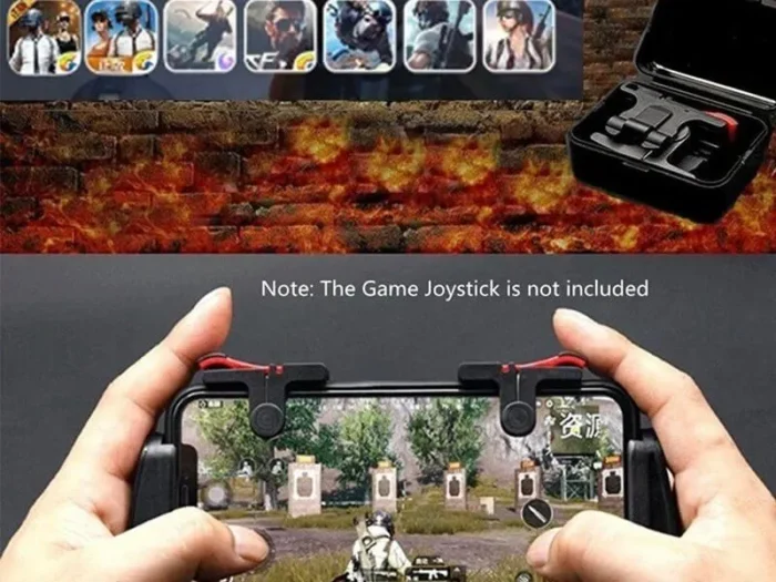 دسته بازی موبایل D9 مخصوص پابجی با طراحی ارگونومیک و تاخیر صفر در لمس صفحه