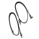 کابل ساتا (SATA) ایسوس دوتایی – بسته شامل دو کابل SATA3 با سرعت بالا، یک کابل صاف و یک زاویه‌دار، مناسب برای هارد، SSD و درایو نوری