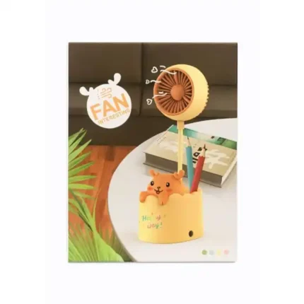 پنکه مینی شارژی رومیزی طرح عروسکی