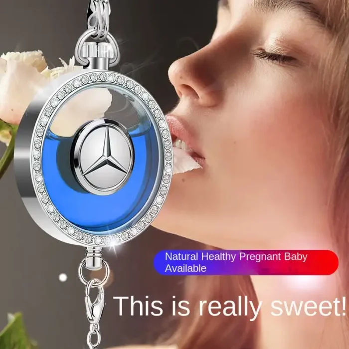 خوشبو کننده آویز لوگوی خودرو طرح NISSAN – همراه قطره چکان و بسته‌بندی شیک