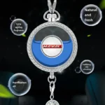 خوشبو کننده آویز لوگوی خودرو طرح NISSAN – همراه قطره چکان و بسته‌بندی شیک