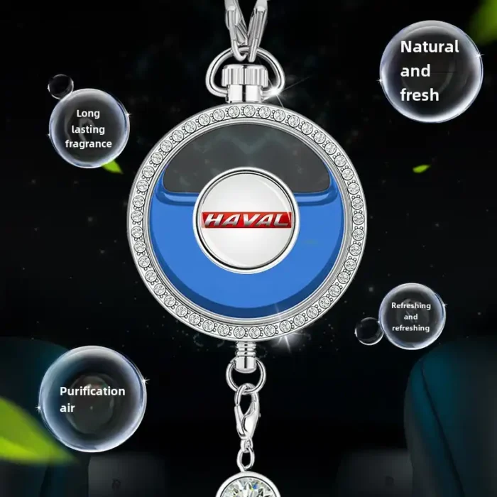 خوشبو کننده آویز لوگوی خودرو طرح NISSAN – همراه قطره چکان و بسته‌بندی شیک