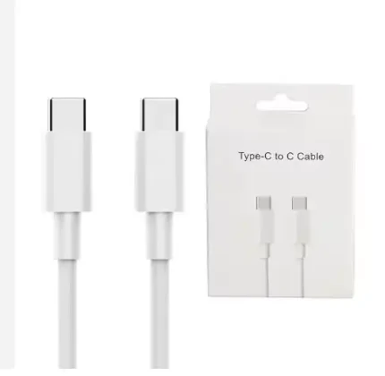 کابل PVC آیفون 15 دو سر تایپ سی