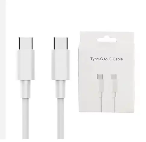 کابل PVC آیفون 15 دو سر تایپ سی