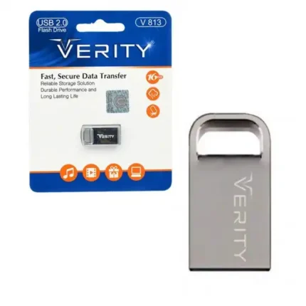 فلش مموری وریتی مدل V804 ظرفیت 16 گیگابایت فلزی و بندانگشتی