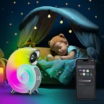 اسپیکر پرتابل و چراغ خواب مدل CONCH N63 RGB مدل حلزونی