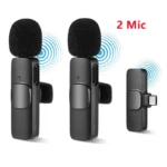میکروفون بی‌سیم دو کاربره K9 مخصوص آیفون (Lightning)