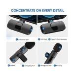 میکروفون بی‌سیم دو کاربره K9 مخصوص آیفون (Lightning)