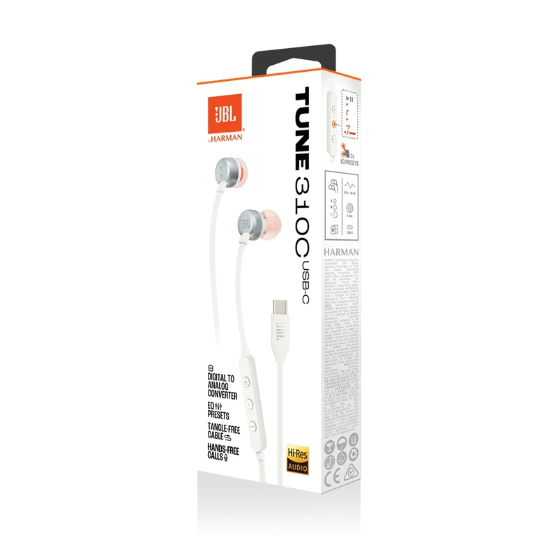 هندزفری تایپ سی JBL مدل TUNE 310C