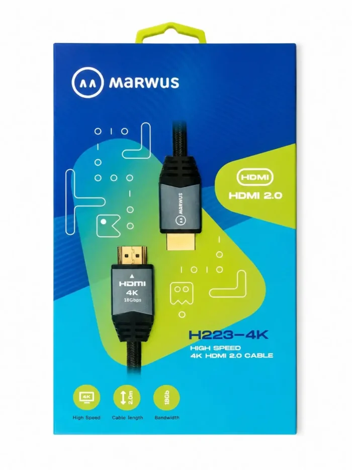 کابل HDMI مارووس مدل H223-4K طول 1.5 متر اورجینال